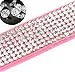 Crystal Dog Collar with Bow Tie,Soft Puppy Bling Collar for Extra Small,Small,Medium Dogs(Pink,XS)