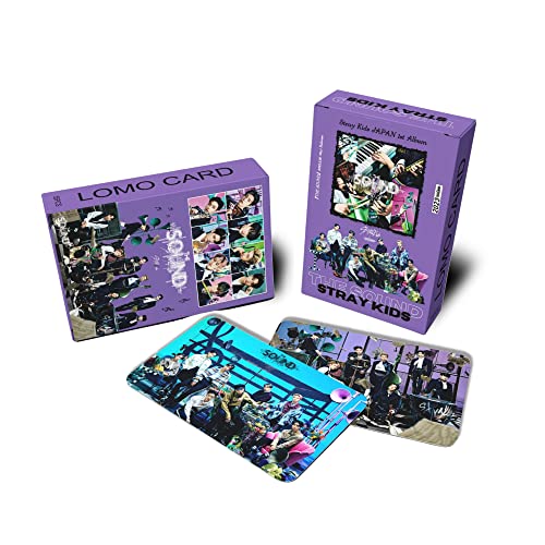 Kpop Stray Kids The Sound Album Lomo Cards 55, Mini Album The Sound Foto, Foto-Karte Stray Kids Foto-Karten Set Fan-Geschenk Cover