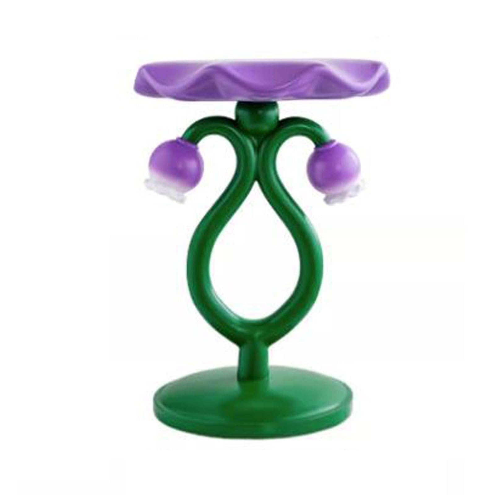 Table basse pour petits espaces forme fleur, meuble d'appoint salon au montage facile