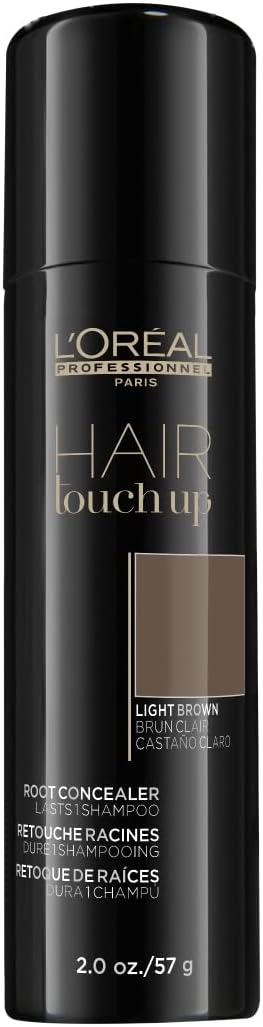 L'Oréal Professionnel Hair Touch Up - Root Concealer Spray - Blends and Covers Grey Hair, Does Not Transfer or Smear