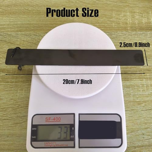 Image of 4 Pcs Commercial Grade Large Keychain Big Heavy Duty Bathroom Key Chain for Business Restroom to Not Lose Keys Giant Metal Long Keychain (4, Black)