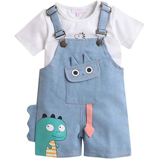 Hopscotch Boys Cotton Blend Dungaree