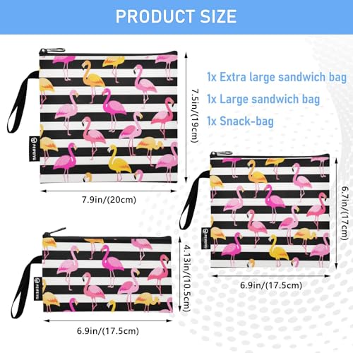 Set de 3 Bolsas Reutilizables para Snacks miniatura 3
