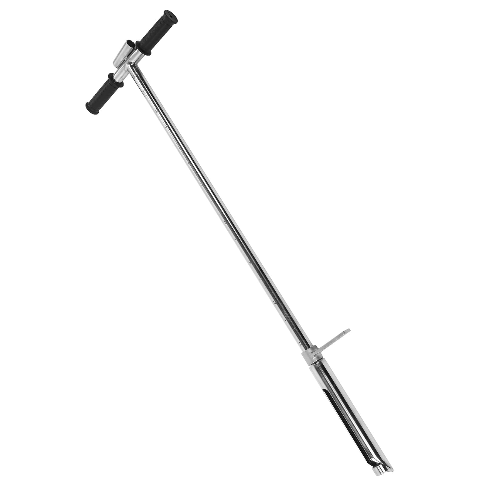 Sonda de muestreo de suelo profesional, herramienta de muestreo de núcleo de suelo de acero inoxidable de 105 cm de alta resistencia con pedal para jardineros, agricultores,