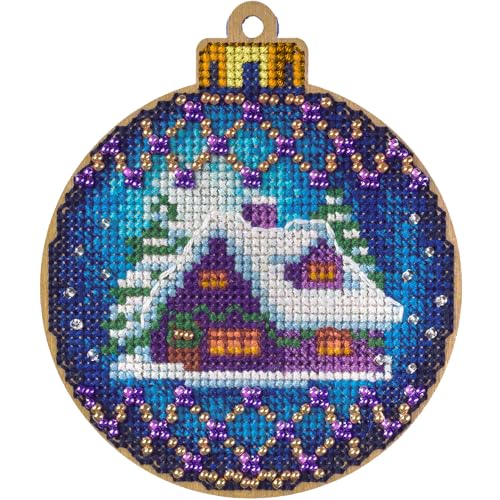 Image of Wizardi Wonderland Crafts Cross-Stitch kit on Wood FLW-019