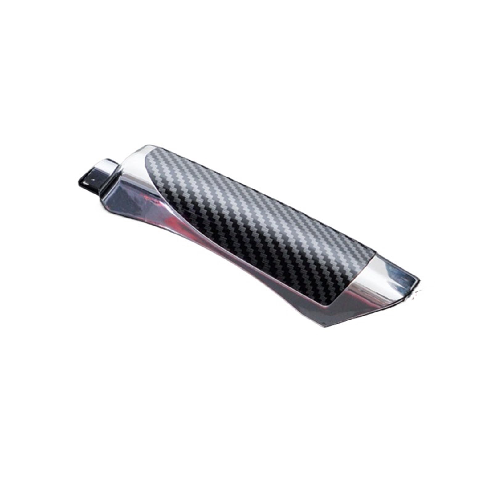 HTRdtD Car Handbrake Levers 4 Colors Car Hand Brake Cover Handbrake Grips Protection Carbon Fiber Parking Decoration Shell Handbrake Lever(A)