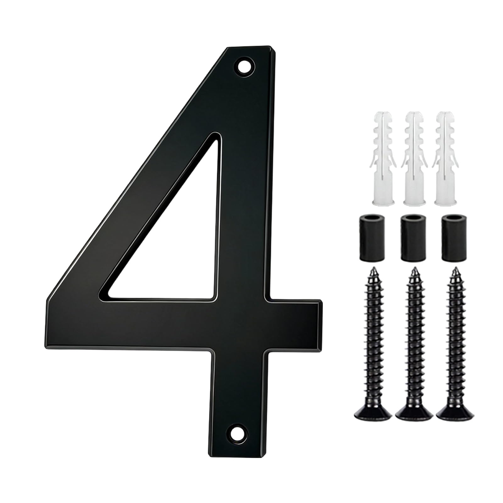Pangboer J Floating House Number Address Sign Acrylic Identification Plate Door Label Number Plate For Homes And Offices Modern Numbers Address