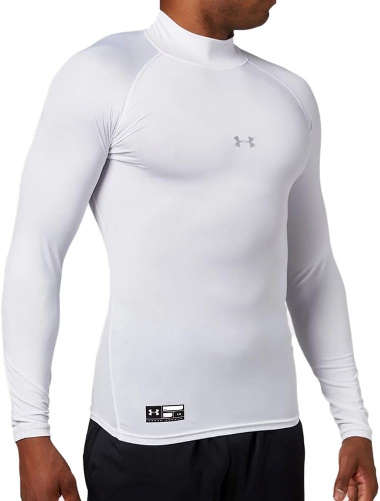 UA HG ARMOUR COMP LS MOCK PK Mens メンズ 100 日本 XXL (日本サイズ3L相当)