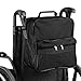 LFANH Bag per Sedia A Rotelle, La Mobilità Aid Zaino del Motorino per Anziani, Anziani Disabili -Fare La Carrozzina Hands Free-Zaino/Mobilità Scooter Zaino Universale,Nero