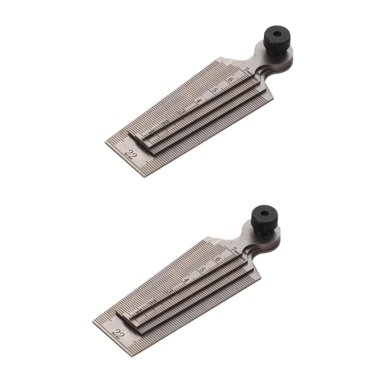 VILLFUL 2sets Professional Feeler Gauge Set Accurate Gap Thickness Measurement for Machining Maintenance 4pcs*2