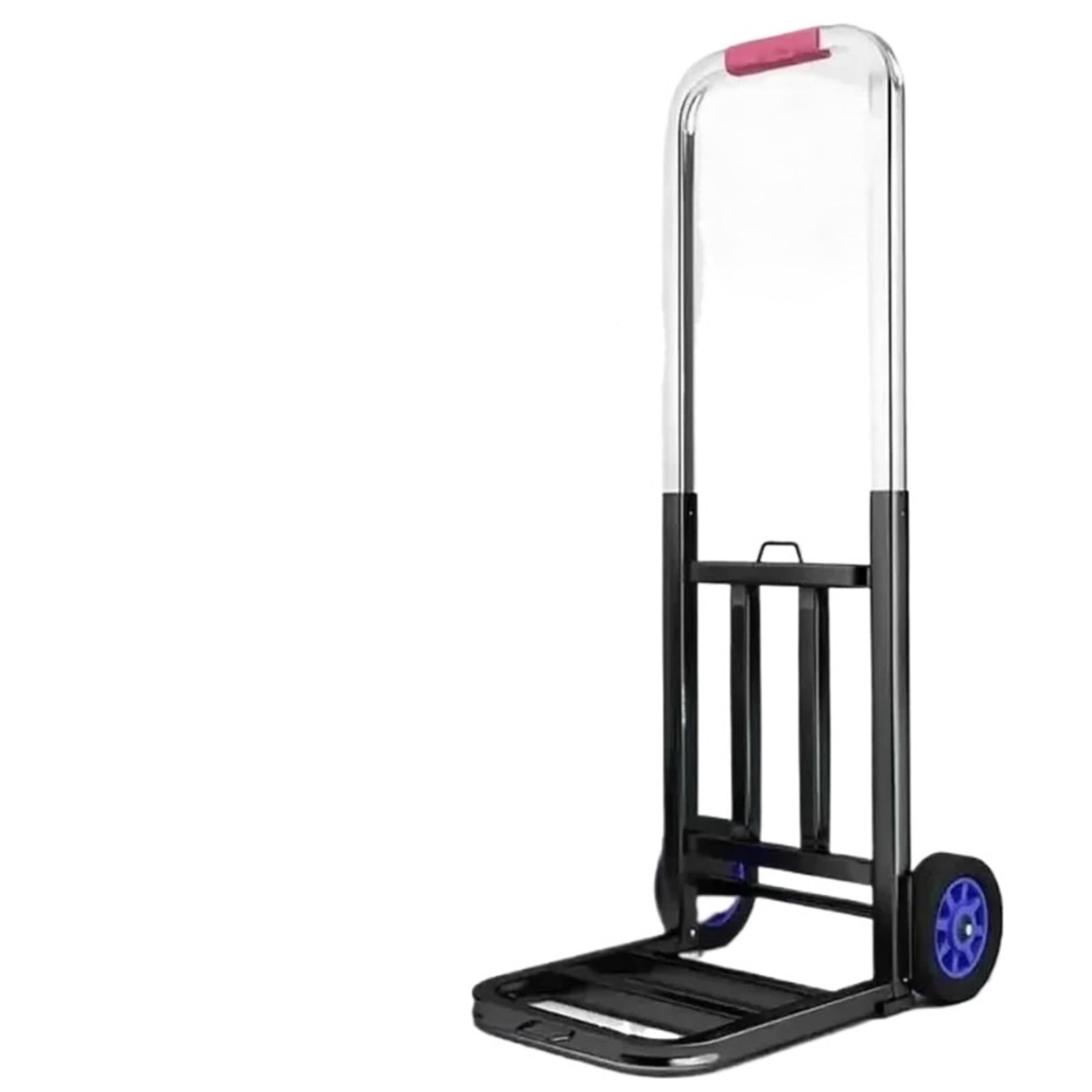 Carrito de compras plegable con mango ajustable, ruedas de poliuretano resistentes para subir escaleras fácilmente, carrito utilitario resistente para el hogar y la tienda de comestibles