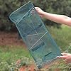 Collapsible Fishing Trap Net,Fish Shrimp Minnow Crayfish Crab Baits Cast Mesh Trap Automatic Fishing Nets (Green)