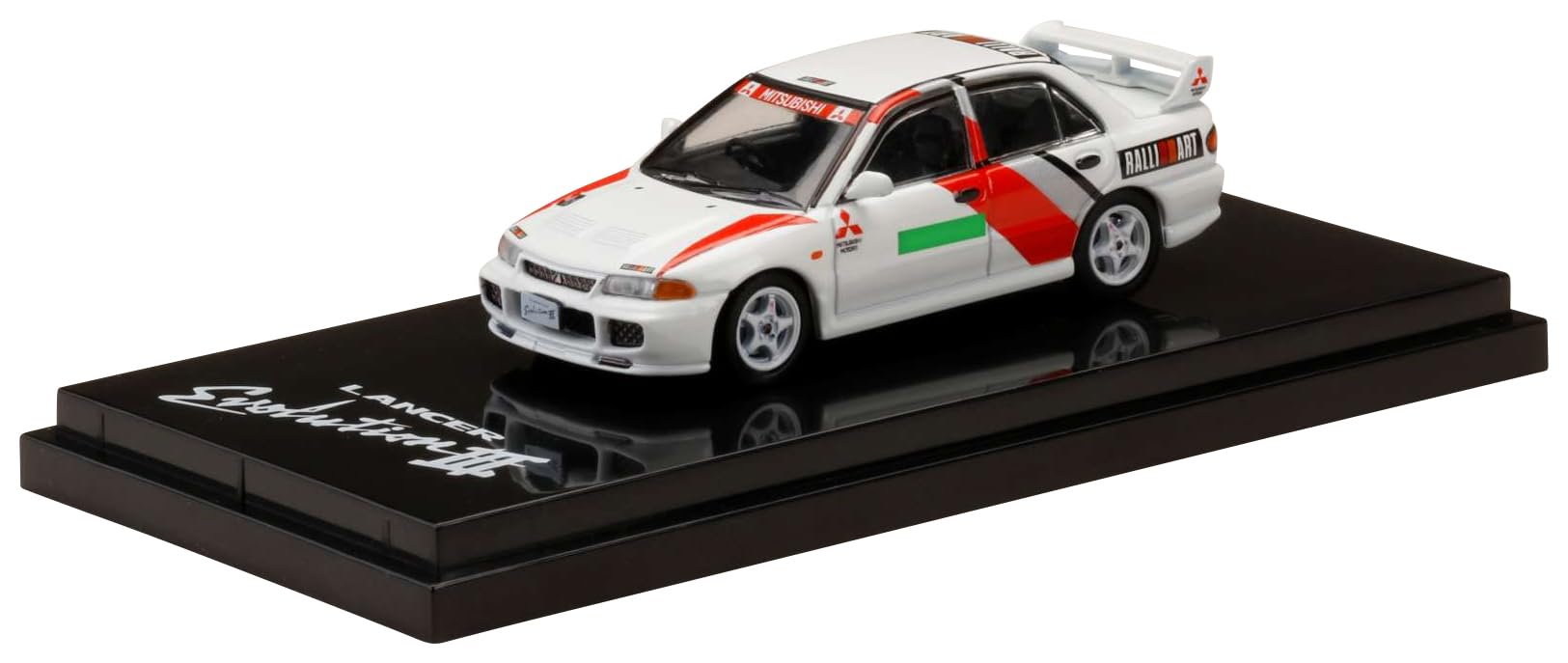 Amazon.com: 1/64 Mitsubishi Lancer RS EVOLUTION III GR. A