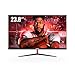Produktbild PC Monitor, Ultra dünnes 23,8 Zoll Full HD 60Hz IPS 1080P Bildschirm, Gaming Monitor mit weitem Betrachtungswinkel 178°, HD Monitor mit VGA, HDMI, Black, Thinlerain