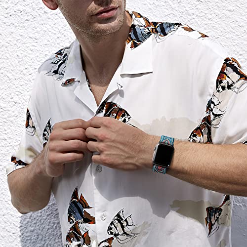 Image of DaQin 3 Pack Stretchy Solo Loop Compatible with Apple Watch Bands Men Women