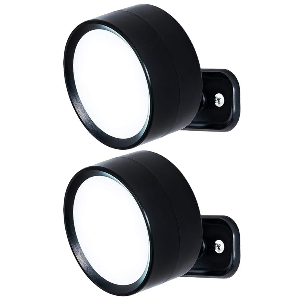Vjsujehgy Rechargeable Magnetic Wall Light, Dimmable 3 Colors, Hands-Free Bedside Gift Lamp for Reading in Bed