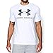 Under Armour Men's Sportstyle Logo T-Shirt, White/Black, Medium