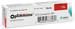 OPTIMMUNE Ophthalmic Ointment, 0.2% Cyclosporine, for Dogs, 3.5gm
