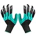 Garden Genie Gloves with Claws（2019 Upgrade）, Waterproof and Breathable Garden Gloves for Digging Planting, Best Gardening Gifts for Women and Men (Green Claw 1 Pairs)