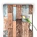 Produktbild FENTIS Selbstklebende Tapete Tapete in Holzoptik Braune Holztapete Kunststofffolie mit Klebriger Rückseite Schälen und Kleben Kontaktpapier Abnehmbar Rollen für Tür Küche Kabinett Bar Zähler 45x500cm