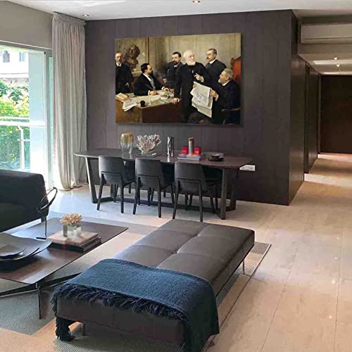 "Portret van Jules Roc" door Henri Rousseau Schilderij Canvasafdrukken Voor Muur Foto's Thuis Woonkamer Decoratie Moderne Keuken Muurkunst voor Slaapkamerdecoratie (100x140cm39x55inch, ingelijst) - Image 5