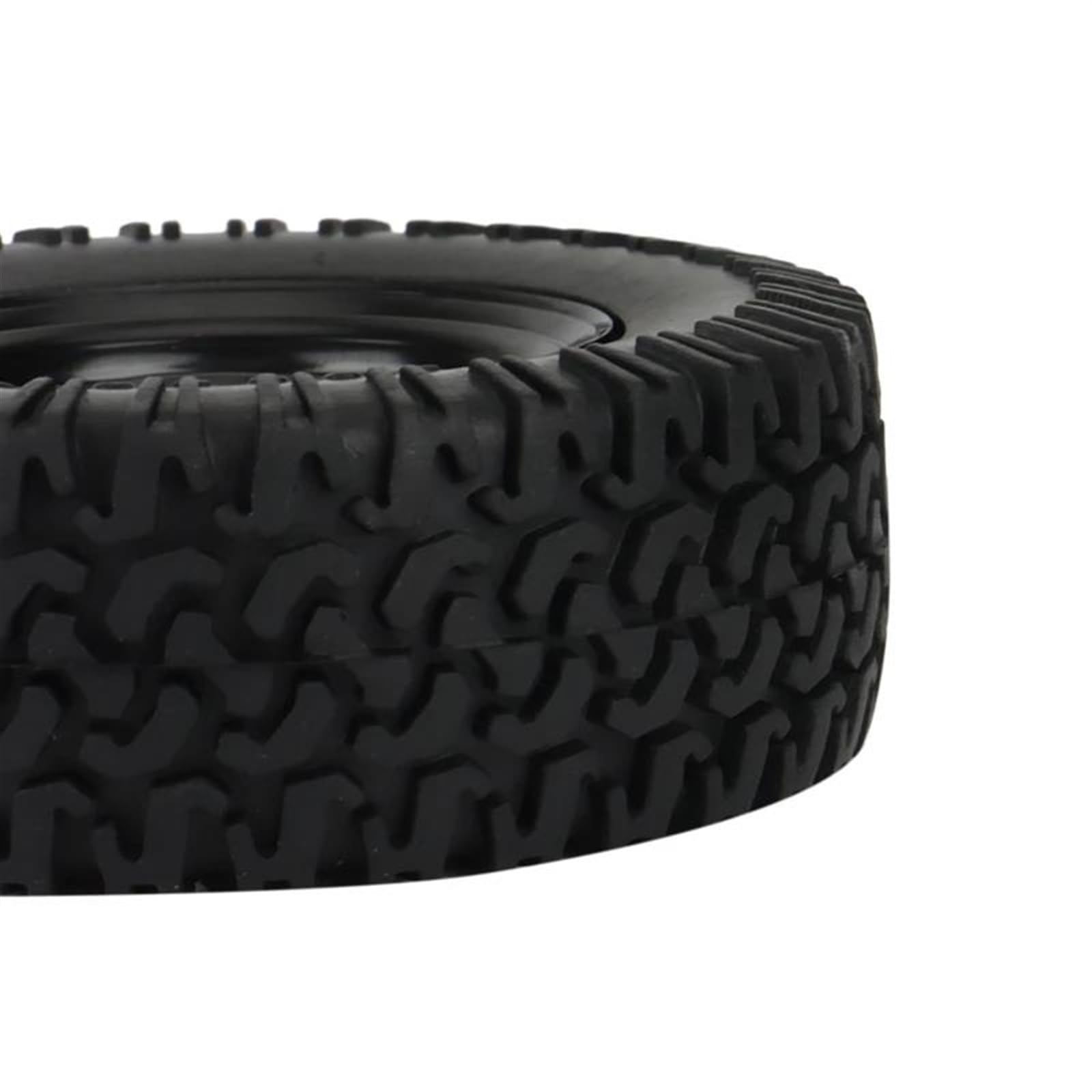RC Pneus Jante Compatible avec Axial Jr 90069 D90 TF2 pour Tamiya CC01 LC70 pour MST 1/10 RC Crawler Car Lot De 4 Pneus De Jante De Roue À pour Talon en Métal 1,55