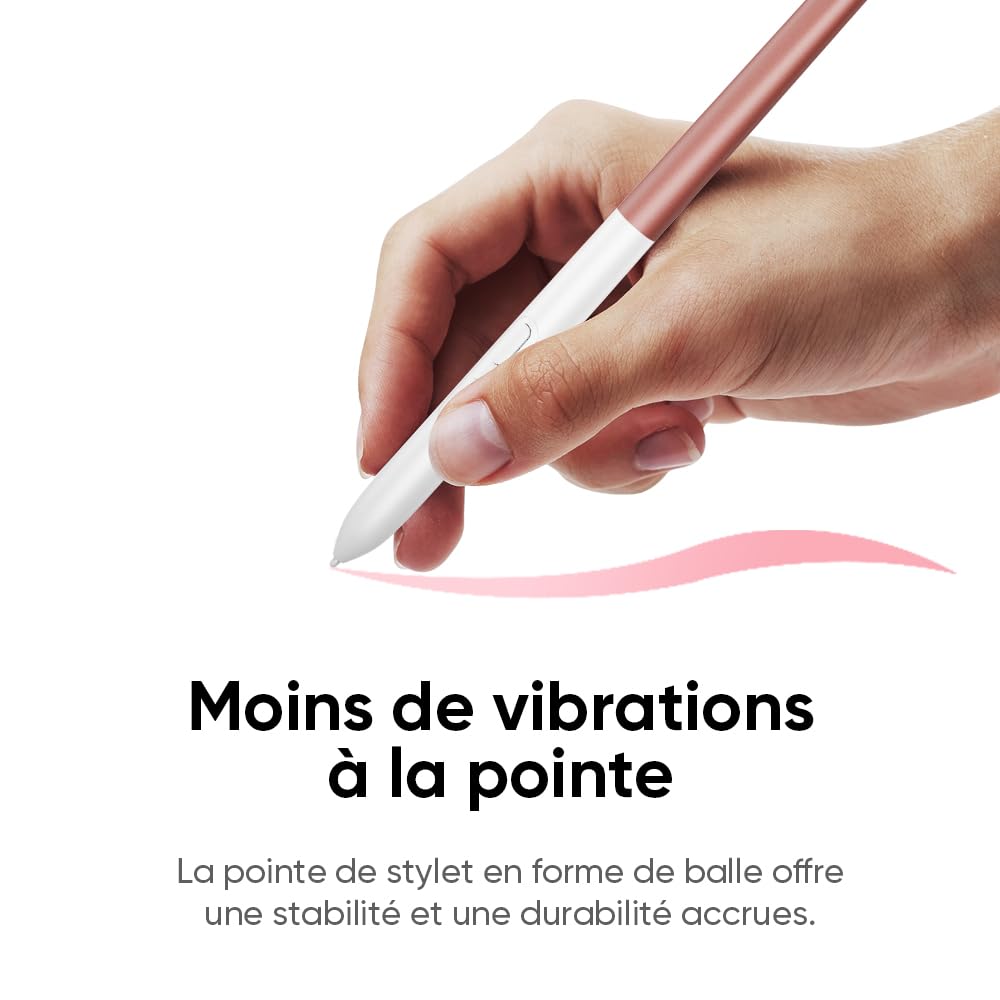 XPPen Artist 12 3rd Tablette Graphique avec Écran 11.9 Pouces - Rose | X4 Stylet Avancé | 16384 Niveaux | Écran Anti-reflet | Portable et Léger | Compatible Multi-systèmes | Design Rose Élégant