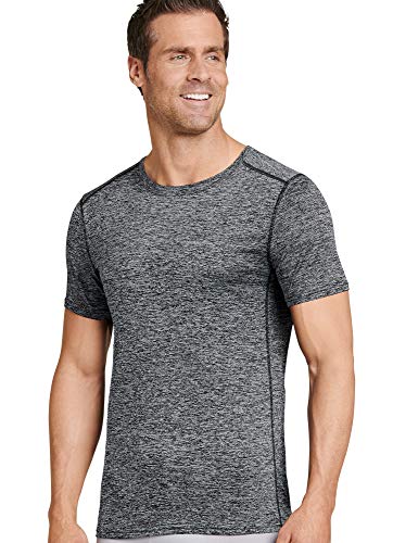 Jockey Boys Essential Short Sleeve T-Shirt | Soft Jersey, Crew Neck, Contrast Trim, Reflective Logo, Classic Fit