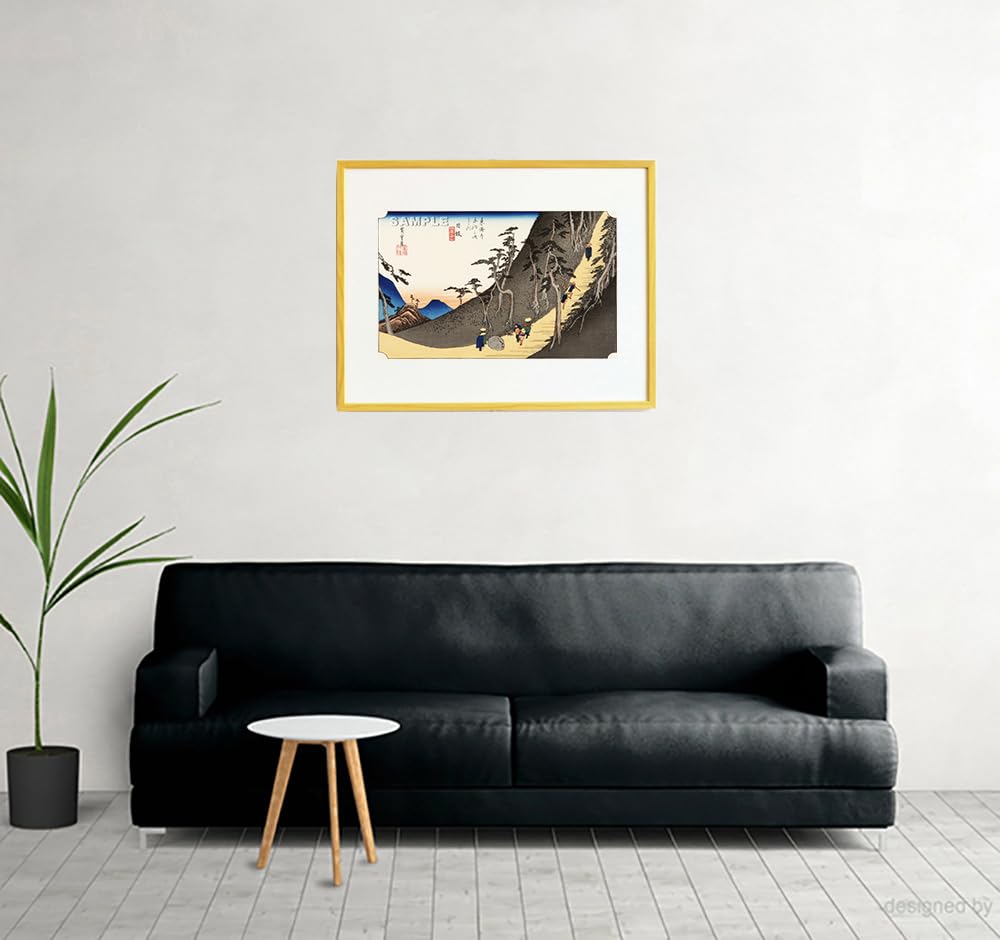 Amazon.co.jp: 額装 歌川広重 (Utagawa Hiroshige) 木版画