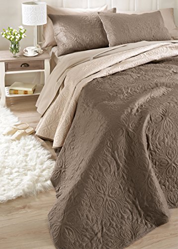 Euronova Copriletto Singolo Trapuntato Double Face...