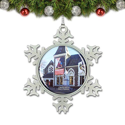 New Zealand Canterbury Museum Christchurch Christmas Ornament Tree Decoration Crystal Metal Souvenir Gift