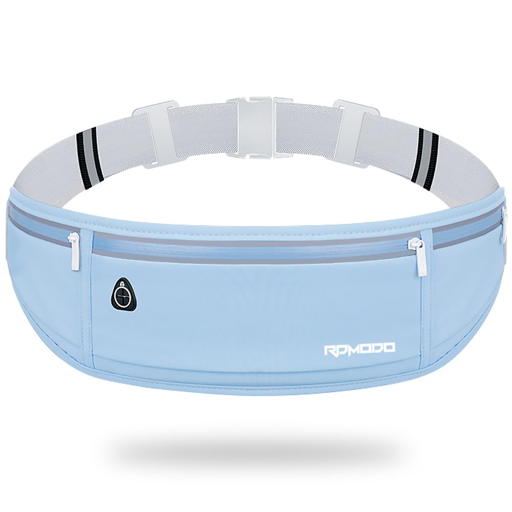 RDMODO Fanny Pack for Men, Running Belts Waist Pack for Women, Water Resistant Runners Belt Bag, No Bounce Running Waist Belt for iPhone Samsung Card