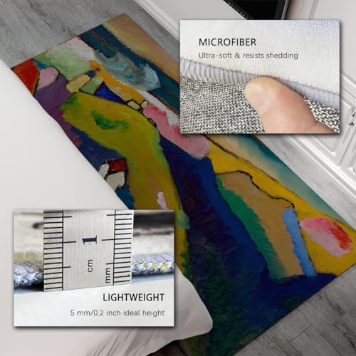 Tapis de salon ferme 120x150cm lavable et artistique pour sublimer votre bureau