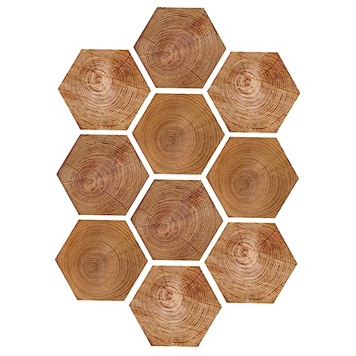 DIYEAH 10 Piezas Azulejos autoadhesivos de grano de madera de imitación largo piso baldosas mosaico aviso hogar teja paredes ser impermeable pegatina de pared