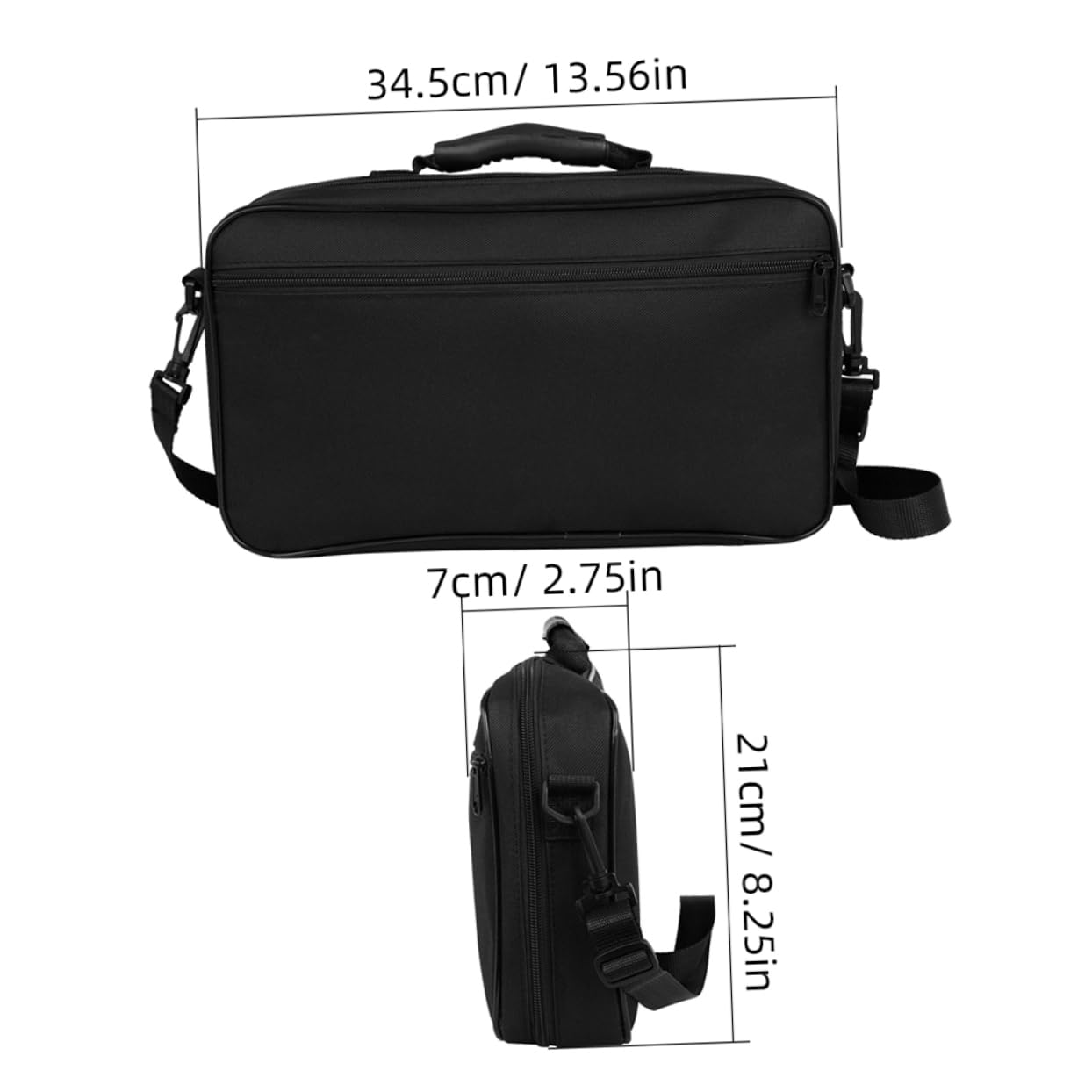 PartyKindom Oxford Cloth Oboe Handbag Single Shoulder Bag for Oboe Storage for Musicians Reinforced Handles Carrying