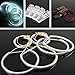 DBEIXIWEI 8000K Xenon White LED Angel Eyes Halo Ring Light Kit, Xenon Headlight Accessories for BMW E36 E38 E39 E46, 4Pcs