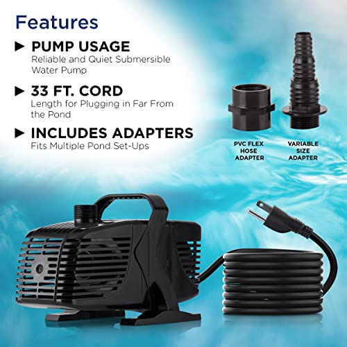 Alpine-PAC2100-Tornado-Pond-Pump-12L-x-7-W-x-7H-Multicolor