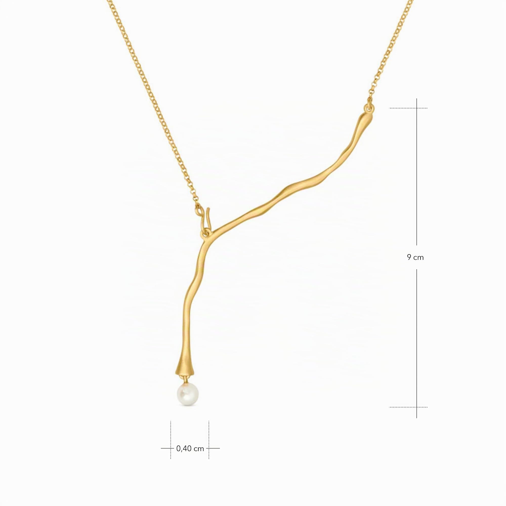 GARGANTILLA DORADA ECLAT | Diseñada por Joidart | Colección Eclat | Metal con baño de oro de 24 K | Cristal de Murano