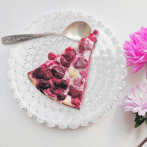 Cabilock Fruit salade bord acryl dessertbord transparant serveerservies voor pasta snack voorgerecht groenten eten kerstfeest levert 30 cm punt - Image 4