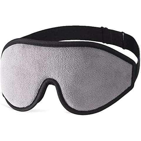 Umisleep Eye Mask for Sleeping - 3D Comfort Soft Sleep Mask Men Women - Block Out Light 100% Eye Shade Cover - Adjustable Premuim Silk Foam Blindfold - Eye Mask for Travel/Naps/Yoga/Plane/Night Cover