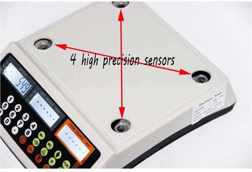 Pesatura Elettronica 66lb/0.0002lb Conteggio elettronico di precisione, pesatura Industriale Bilancia analitica di precisione Digitale ad Alta precisione analitica accurata con Tara LCD, Divertimento