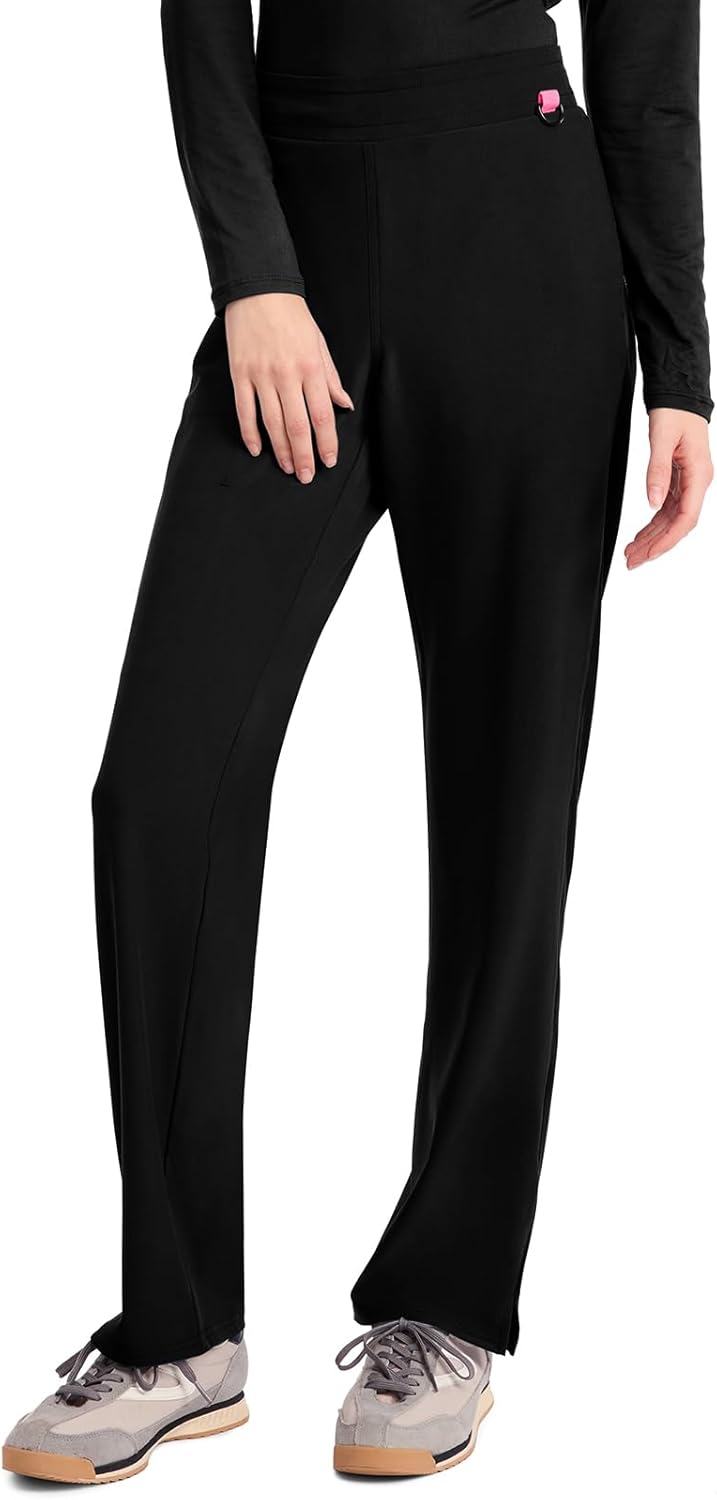 Med Couture Scrub Pants for Women Straight Leg Pull-On Pant with 4 Pockets Moisture Wicking & 360° Stretch - MC103 - Image 4