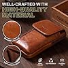 hengwin Genuine Leather Crossbody Bag for Men/Women, Small Messenger Bag Cell Phone Purse Shoulder Holster Passport Pouch #1