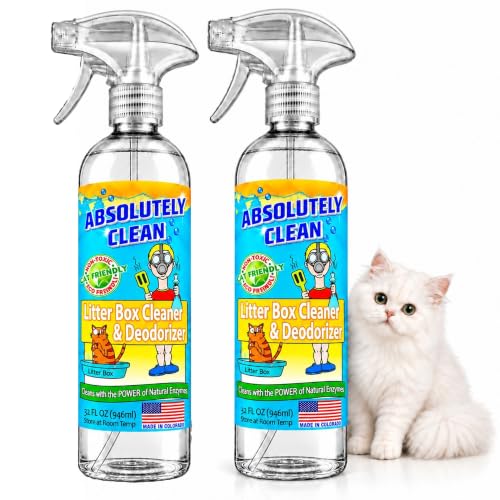 Absolutely Clean litter box cleaner and deodorizer spray