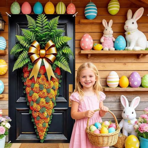 Bannière Happy Easter grand format et panneau de porte de Pâques - 3