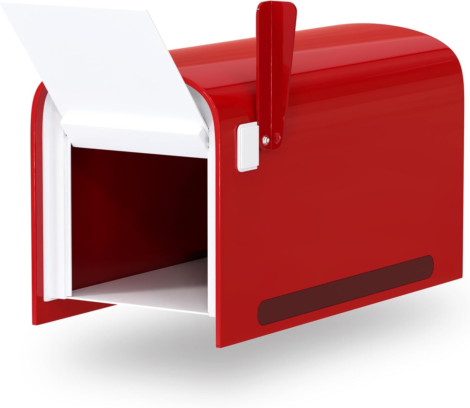 Large Capacity Mailboxes for Outside | Extra Large Mail Box 20L x 10W x 12H | Wall Mount Mailbox | Mail Boxes/Post Mount | Durable Mailboxes Made with 1/4"" Thick HDPE Plastic | DURALINE |, Red