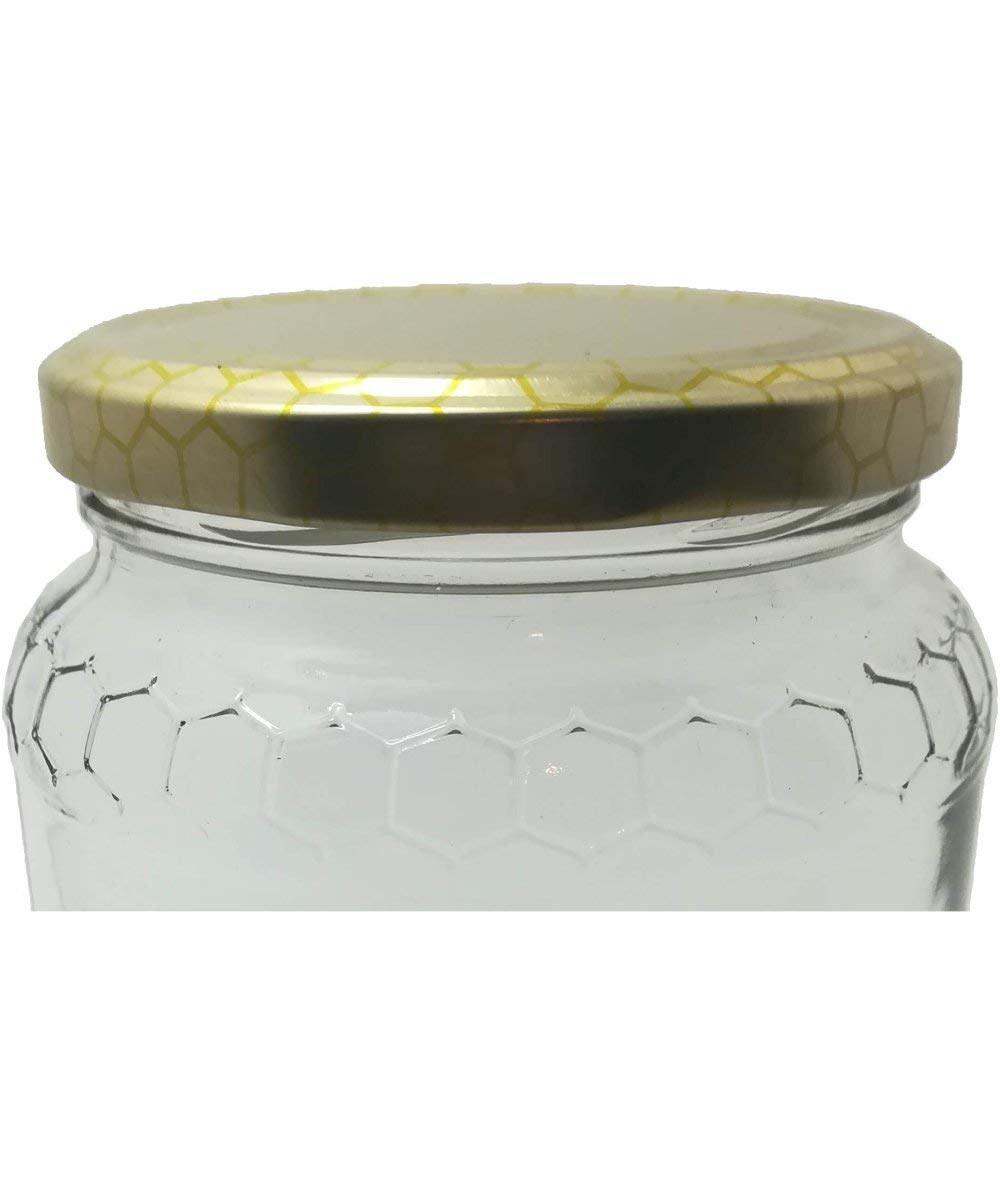 200 Tappi Capsule Capsula Tappo Copercchio Diam. 70 alveare Per Barattolo Vetro Per il Miele Color Oro