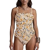 AILLOSA Badeanzüge für Damen Badeanzug Damen Bauchweg Monokini mit Push-Up-Effekt und Bauchweg-Design für Ultimate Komfort