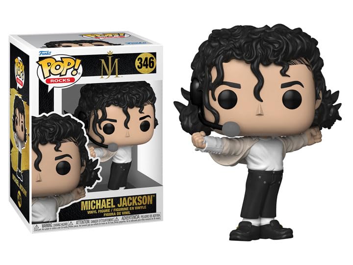 Funko Pop Michael Jackson + Protector: Pop! Rocks (Included with ToyBop Box Protective Box) (Superbowl)