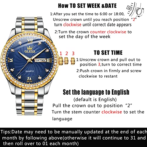 OLEVS Men's Watch with Day-Date & Water Resistance - Image 7